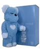 Статуетка Bearbrick x Valmuer Baby Blue 400% 28 см Medicom Toy Синій пухнастик - зображення 6