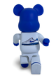 Статуетка Bearbrick x Nike Air Force 1 Blue 400% 28 см Medicom Toy Phil Knight - зображення 11