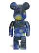 Статуетка Bearbrick x The Starry Night 400% 28 см Medicom Toy Глянцева версія - зображення 10