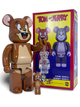 Статуетка Bearbrick x Tom and Jerry x Jerry 400% & 100% 28 см 7 см Medicom Toy Джерри Джинкс - зображення 5