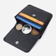 Кошелек женский кожаный для карточек ST Leather Accessories 22690 Черный - изображение 8