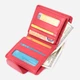 Кошелек женский кожаный для карточек ST Leather Accessories 22702 Красный - изображение 9