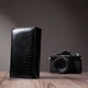 Жіночий гаманець ST Leather із лакованої натуральної шкіри з монетницею Чорний (bg227fash07) - зображення 13