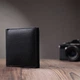 Женский горизонтальный кошелек из натуральной кожи ST Leather с монетницей Черный (bg227fash09) - изображение 10