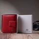Женский кожаный кошелек с монетницей красный 10х11,5х2,5 см (B587149C4415) - изображение 12