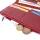 Лакированный яркий кошелек с фактурой под рептилию из натуральной кожи ST Leather Wallet 22715 Красный - изображение 8