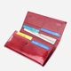 Кошелек женский кожаный для карточек ST Leather Accessories 22717 Красный - изображение 8