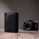Красиве жіноче портмоне з монетницею з натуральної шкіри ST Leather Wallet 22728 Чорний - зображення 10