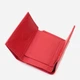 Кошелек женский кожаный для карточек ST Leather Accessories 22729 Красный - изображение 9
