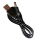Кабель живлення DC 5.5*2.1 мм USB -> круглий штекер 1м 5В 5V для роутера (552578803) Чорний - зображення 9