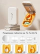 Дільник для таблеток, кишенькова таблетниця на одну комірку Easy Cutter, сіра - зображення 3