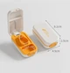 Дільник для таблеток, кишенькова таблетниця на одну комірку Easy Cutter, сіра - зображення 5