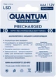 Набор аккумуляторов Quantum Ni-MH с низким саморазрядом (LSD) AAA 1000 мАч 2 шт (0746020704558) - изображение 4