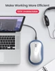 Вігглер шейкер симулятор для миші Vaydeer Ultra Slim Mouse Jiggler, Timer, Dark Blue - зображення 6