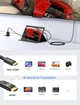 Кабель JSAUX miniHDMI to HDMI 2.0 4K@60Hz Bi-Directional 1.8м чорний - зображення 5