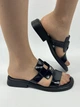 Женские шлепанцы Evromoda 37 (24,0см) Черный 3325 - изображение 2