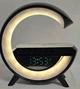 Ночник акумуляторний з годинником Smart Light Sound Machine G BT-3401 Чорний - зображення 3