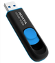Флеш память флешка A-DATA UV 128 512Gb USB 3.2 Black-Blue (AUV128-512G-RBE) - изображение 1