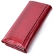 Кошелек для женщин из натуральной лакированной кожи ST Leather 22680 Красный - изображение 2