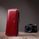 Женский лакированный кошелек на молнии из натуральной кожи ST Leather 22677 Красный - изображение 8