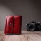Фактурный женский кошелек из натуральной кожи ST Leather 22705 Красный - изображение 7