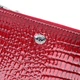 Фактурный клатч на два отделения из лакированной натуральной кожи ST Leather 22692 Красный - изображение 2