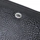 Лакированный тонкий кошелек с фактурой под рептилию из натуральной кожи ST Leather 22716 Черный - изображение 5