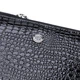 Стильный фактурный клатч на два отделения из лакированной натуральной кожи ST Leather 22693 Черный - изображение 5