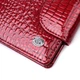 Лакированный кошелек для женщин среднего размера ST Leather 22685 Красный - изображение 8