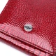 Компактный кошелек для женщин из натуральной лакированной кожи ST Leather 22687 Красный - изображение 5
