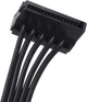 Блок питания SilverStone Decathlon (750W) 80+ Gold, 120мм, 1xMB, 24pin (20+4), 2xCPU 8pin (4+4), 6xMolex, 8xSATA, 4xPCIe 8pin (6+2), Fully modular (SST-DA750-G) - изображение 1