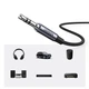 Кабель Ugreen CM450 USB Type-C Male to 3.5 мм Male Audio Cable with Chip 1 м Black (20192) - зображення 4