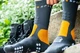 Терморегулюючі вентильовані туристичні шкарпетки Compressport Hiking Socks, Magnet/Autumn Glory, T4 (45-47) - зображення 3
