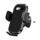 Держатель для телефона Proove Longway Silicone Air Outlet Car Mount на дефлектор / зажим Черный (CHLW00000001) - изображение 1