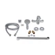 Смеситель для ванны Lidz Latwa 005 с поворотным изливом (c душевым гарнитуром) (k35) LDLAT005CRM45415 Chrome - изображение 8