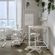 Письмовий стіл IKEA TROTTEN 80х80 см (894.369.75) - зображення 3