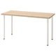 Письмовий стіл IKEA LAGKAPTEN / ADILS 140x60 см білений дуб/білий (994.172.07) - изображение 1