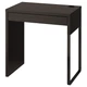 Письмовий стіл IKEA MICKE 73х50 см чорно-коричневий (202.447.47) - изображение 1