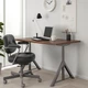 Комп'ютерний стіл IKEA IDASEN 120х70 см корчневий/темно-сірий (492.810.27) - изображение 2
