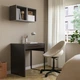 Письмовий стіл IKEA MICKE 73х50 см чорно-коричневий (202.447.47) - изображение 9