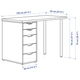 Письмовий стіл IKEA LAGKAPTEN / ALEX 120х60 см білий (694.168.17) - изображение 6