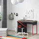 Письмовий стіл IKEA MICKE 105х50 см антрацит (804.898.50) - изображение 2
