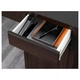 Письмовий стіл IKEA MICKE 105х50 см чорно-коричневий (102.447.43) - изображение 6