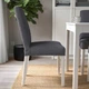 Набір стільців IKEA BERGMUND білий / Gunnared середньо-сірий 4 шт. (094.815.99) - изображение 8
