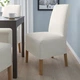 Стілець з чохлом IKEA BERGMUND дуб / Inseros білий (993.845.94) - изображение 2