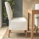 Стілець з чохлом IKEA BERGMUND дуб / Inseros білий (993.845.94) - изображение 5