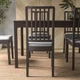 Стілець IKEA EKEDALEN темно-коричневий / Orrsta світло-сірий (803.407.60) - изображение 4