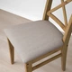 Стілець IKEA INGOLF морилка з патини / Nolhaga сіро-бежевий (804.730.76) - зображення 8