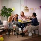 Стілець IKEA SANDSBERG САНДСБЕРГ чорний/коричнева морилка (704.129.60) - зображення 2