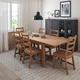Стіл і 6 стільців IKEA NORDVIKEN / NORDVIKEN 152 / 223x95 см морилка (993.998.78) - изображение 2